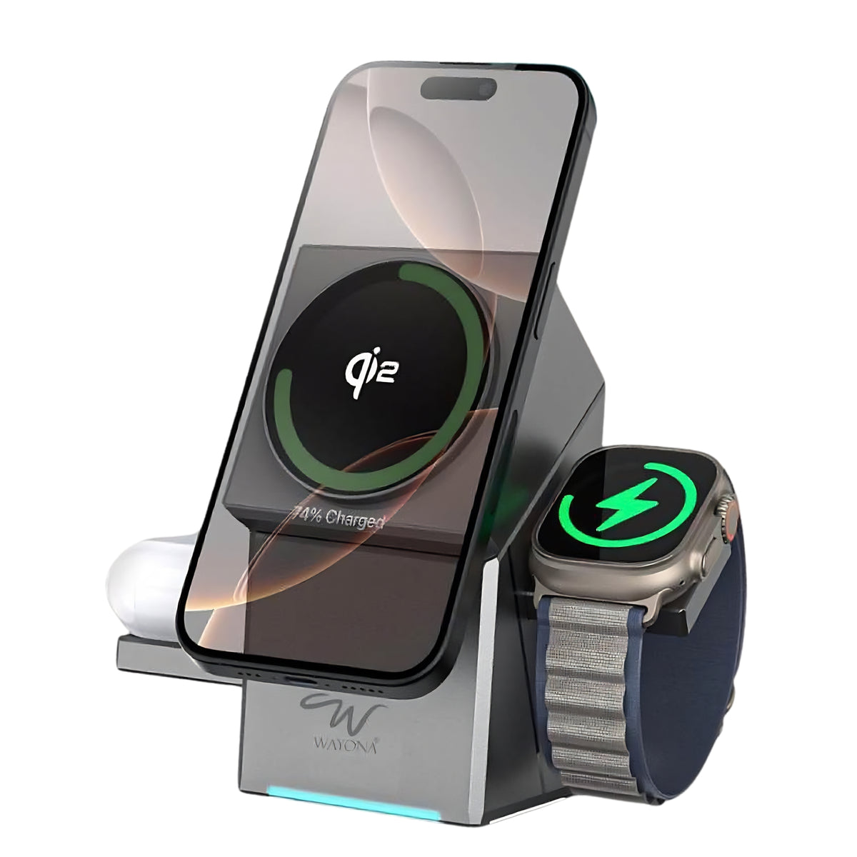 Wayona Iron Head 3-in-1 Wireless Charger