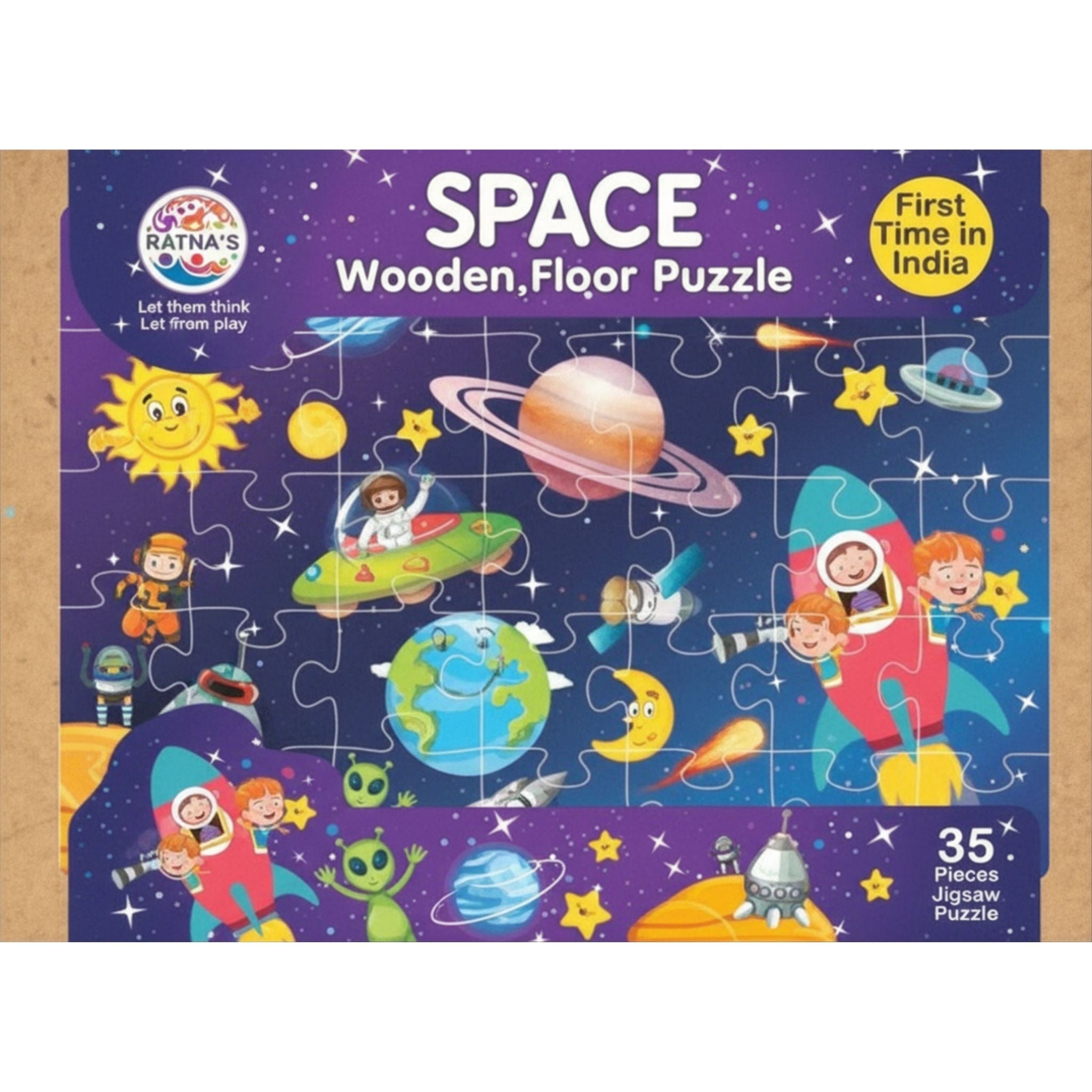 Space Wooden Floor Puzzle for Kids