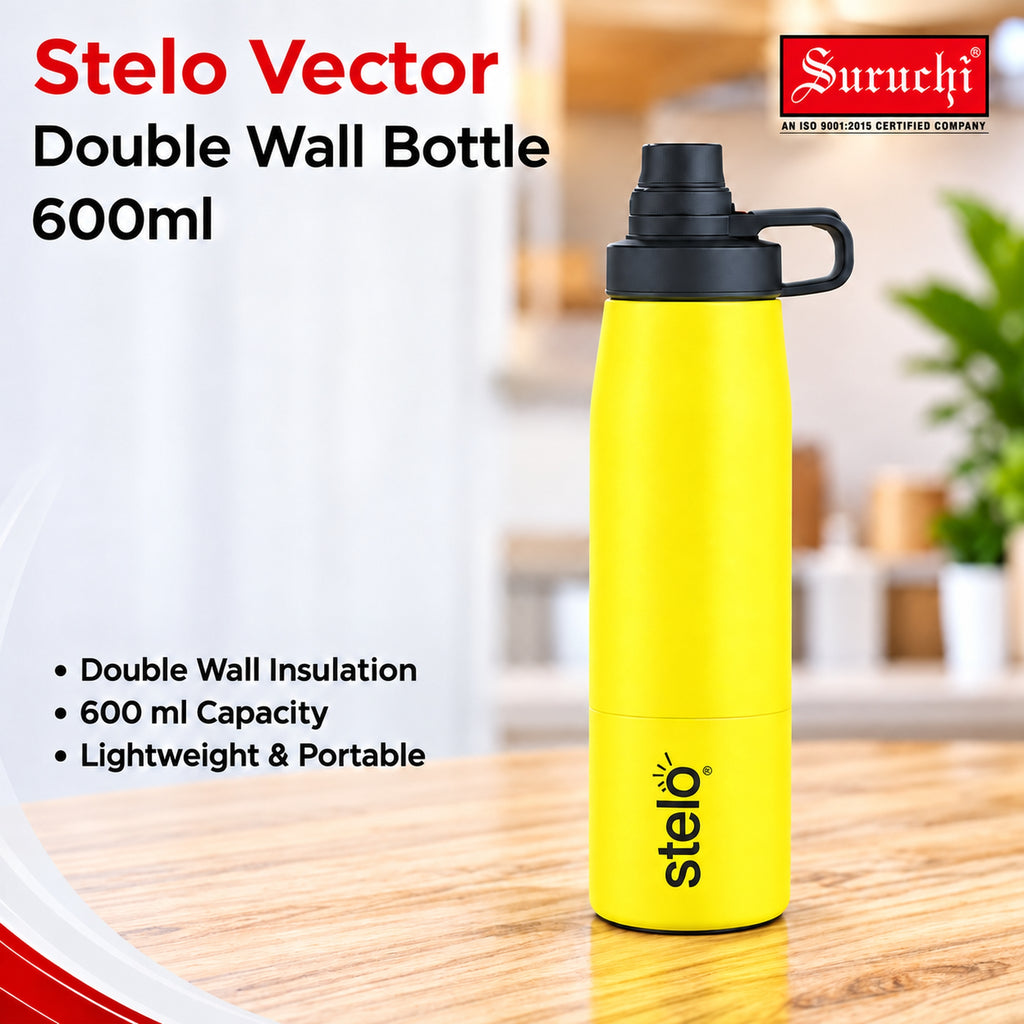 Stelo Vector 600ml Double Wall Bottle