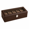 Offigifts Brown Watch Organiser Box