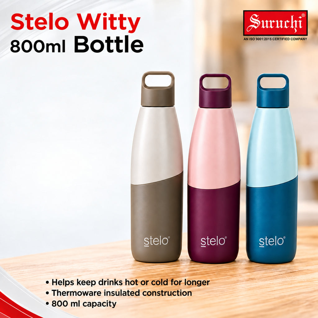 Stelo Witty 800ml Thermoware Bottle