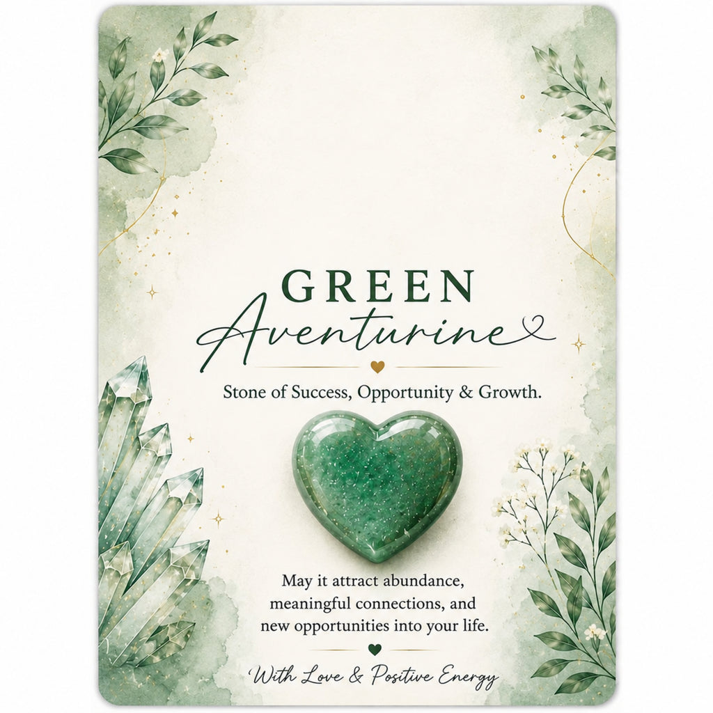 Green Aventurine Heart Crystal