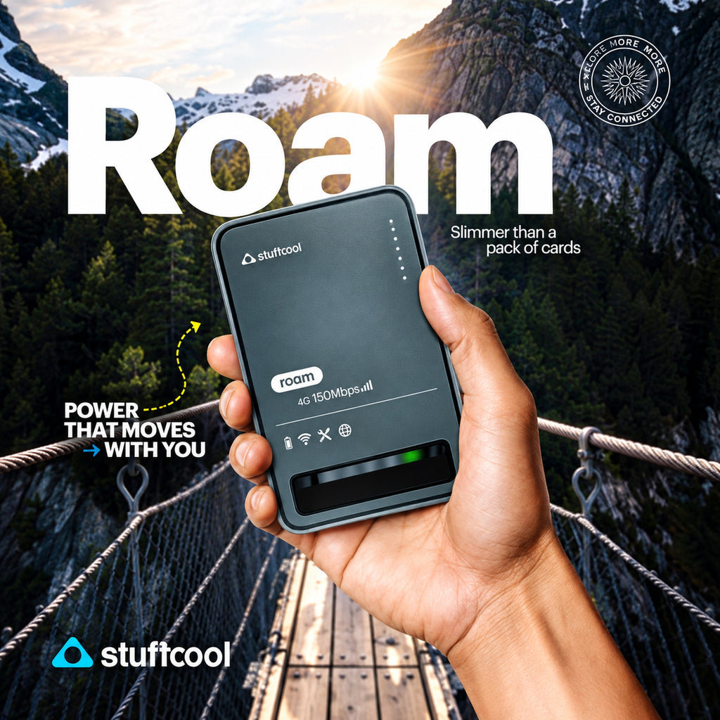Stuffcool Roam 10000mAh Super Compact Fast Charging Power Bank