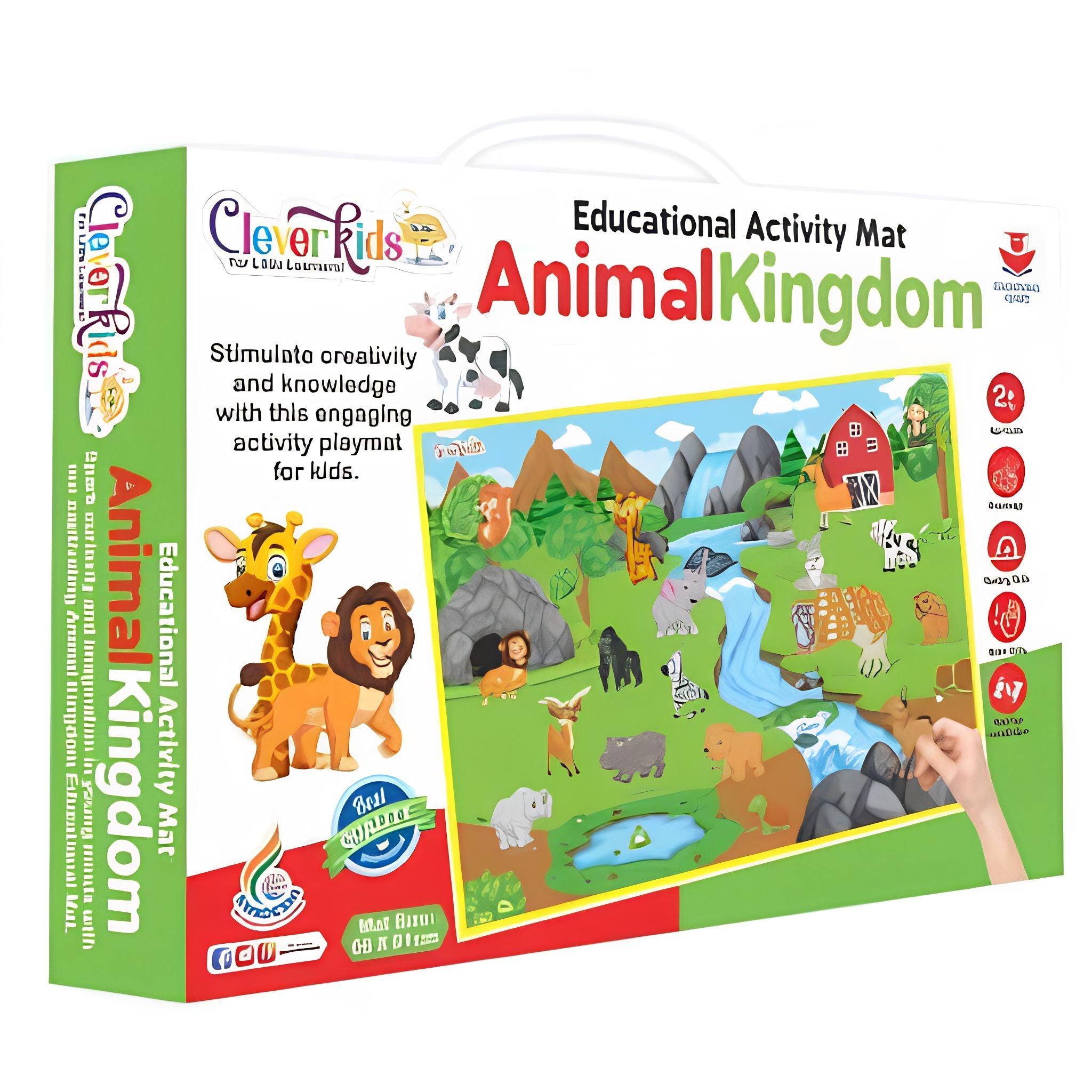 Animal Kingdom Activity Mat for Kids