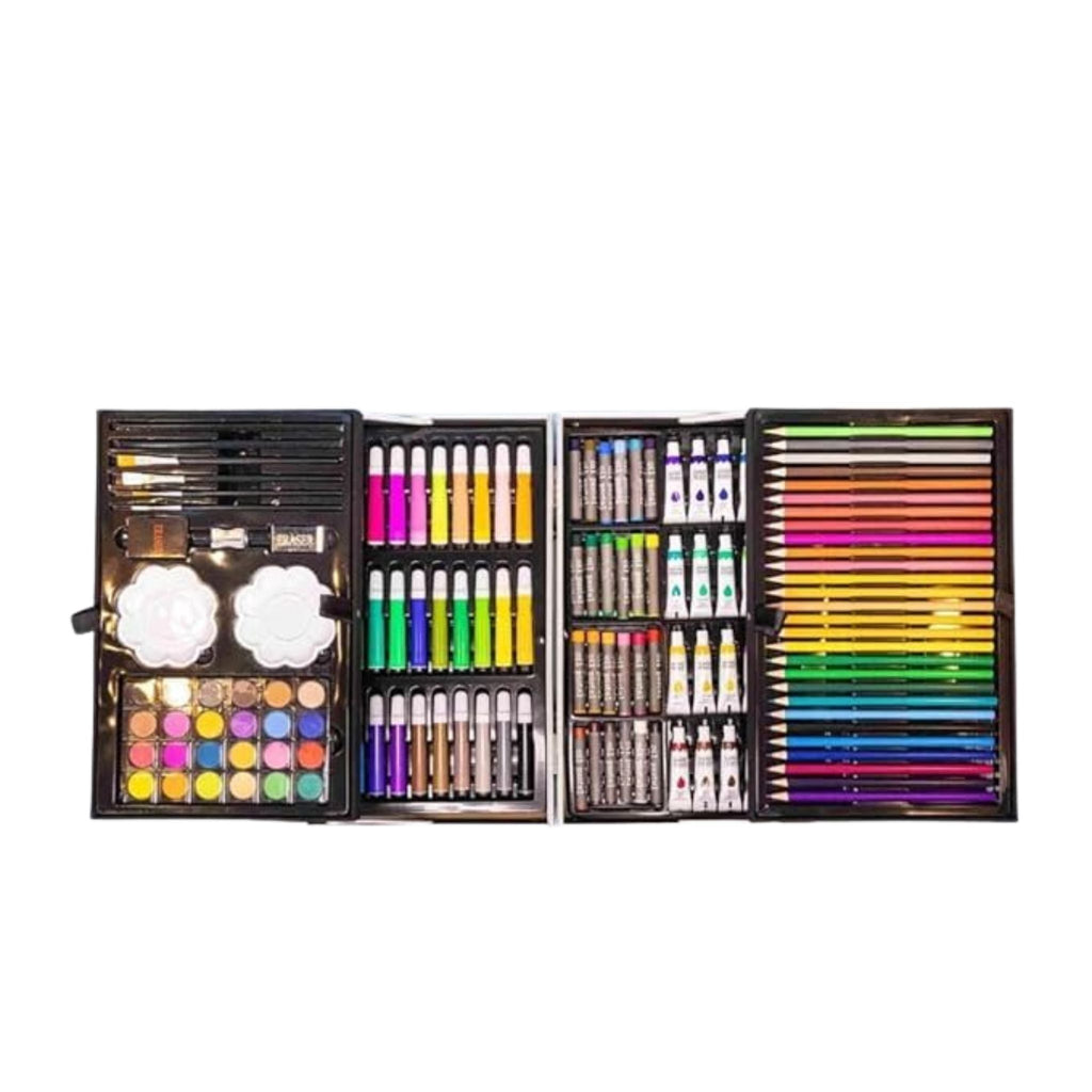 Kids Colour Art Set | 145+ Pieces Drawing & Painting Kit with Carry Case
