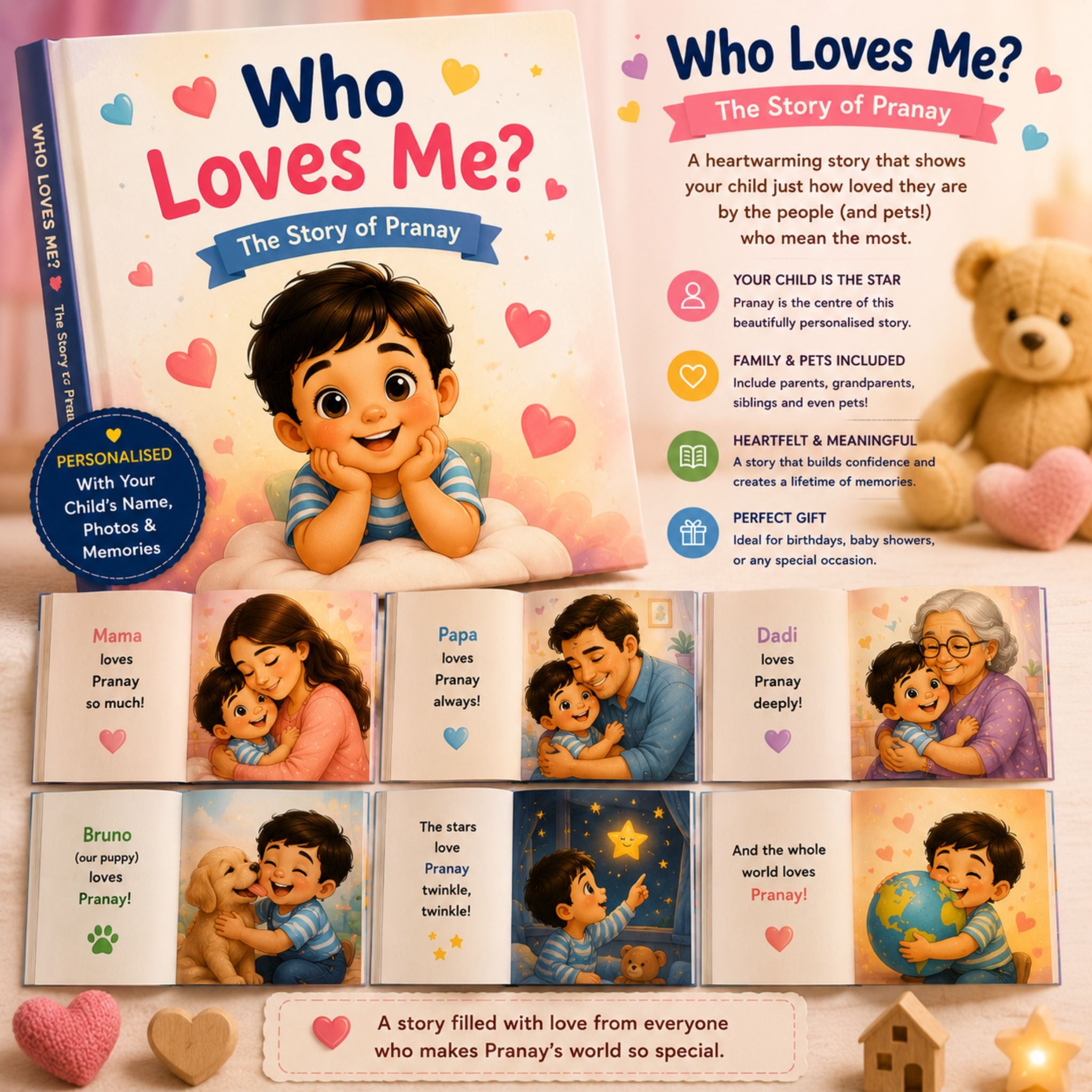 My First Storybook | Personalised Storybook For 1 Year Old