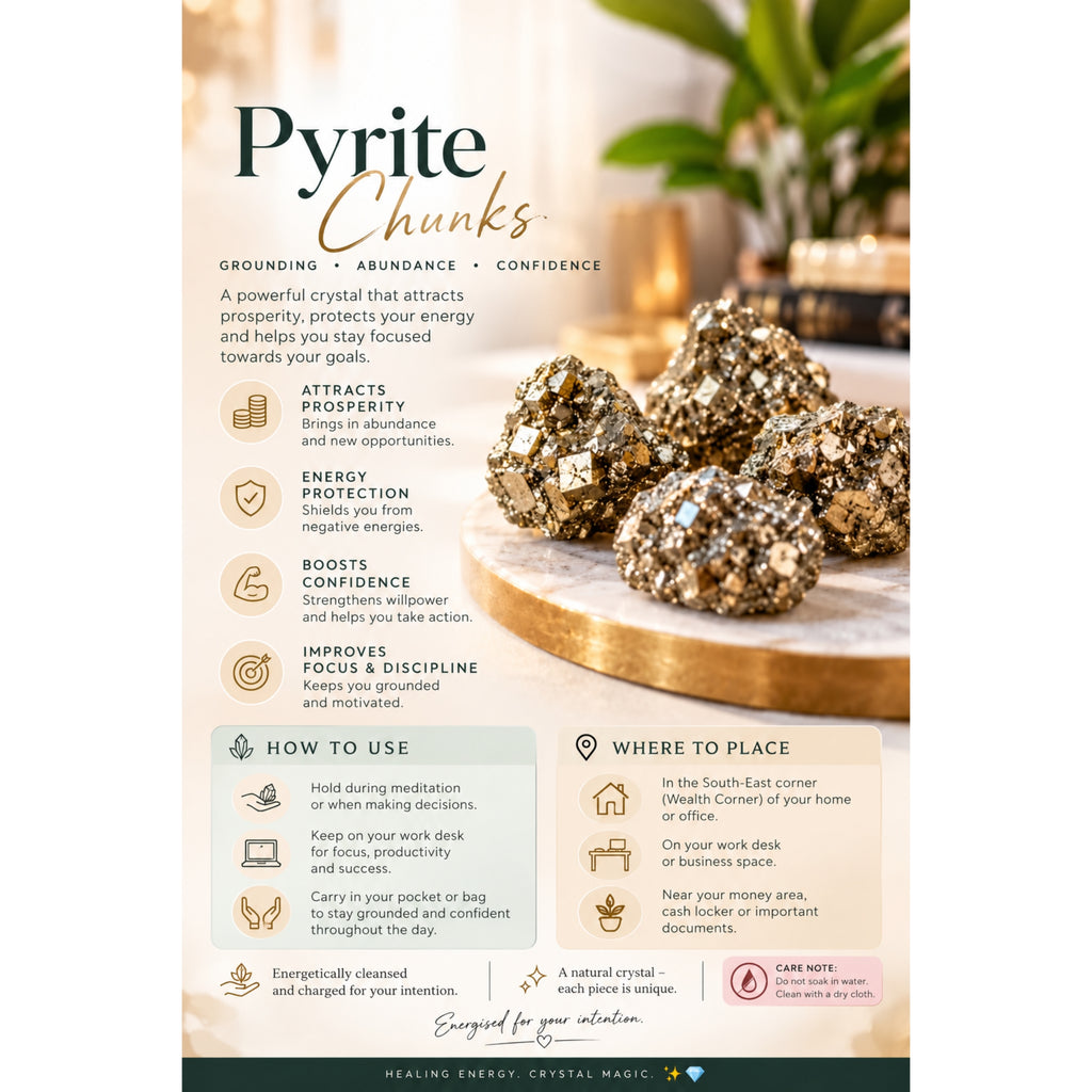 Natural Pyrite Chunks