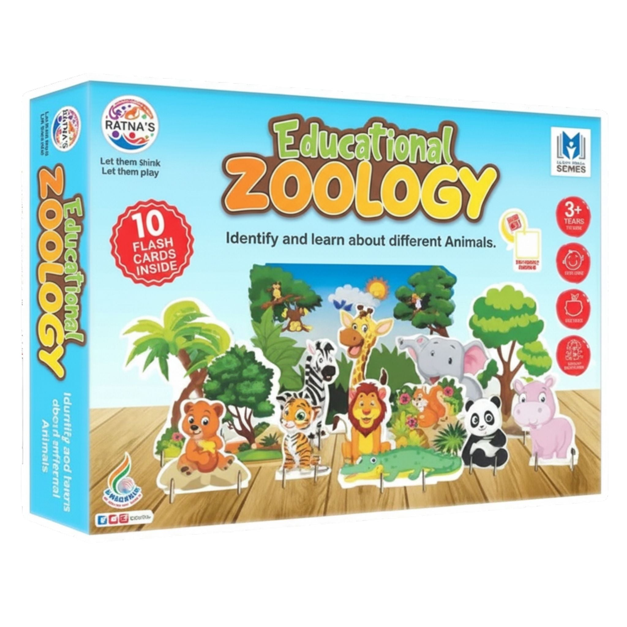 Educational Zoology Puzzle for Kids