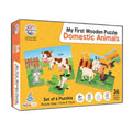 Domestic Animals Wooden Puzzle for Kids