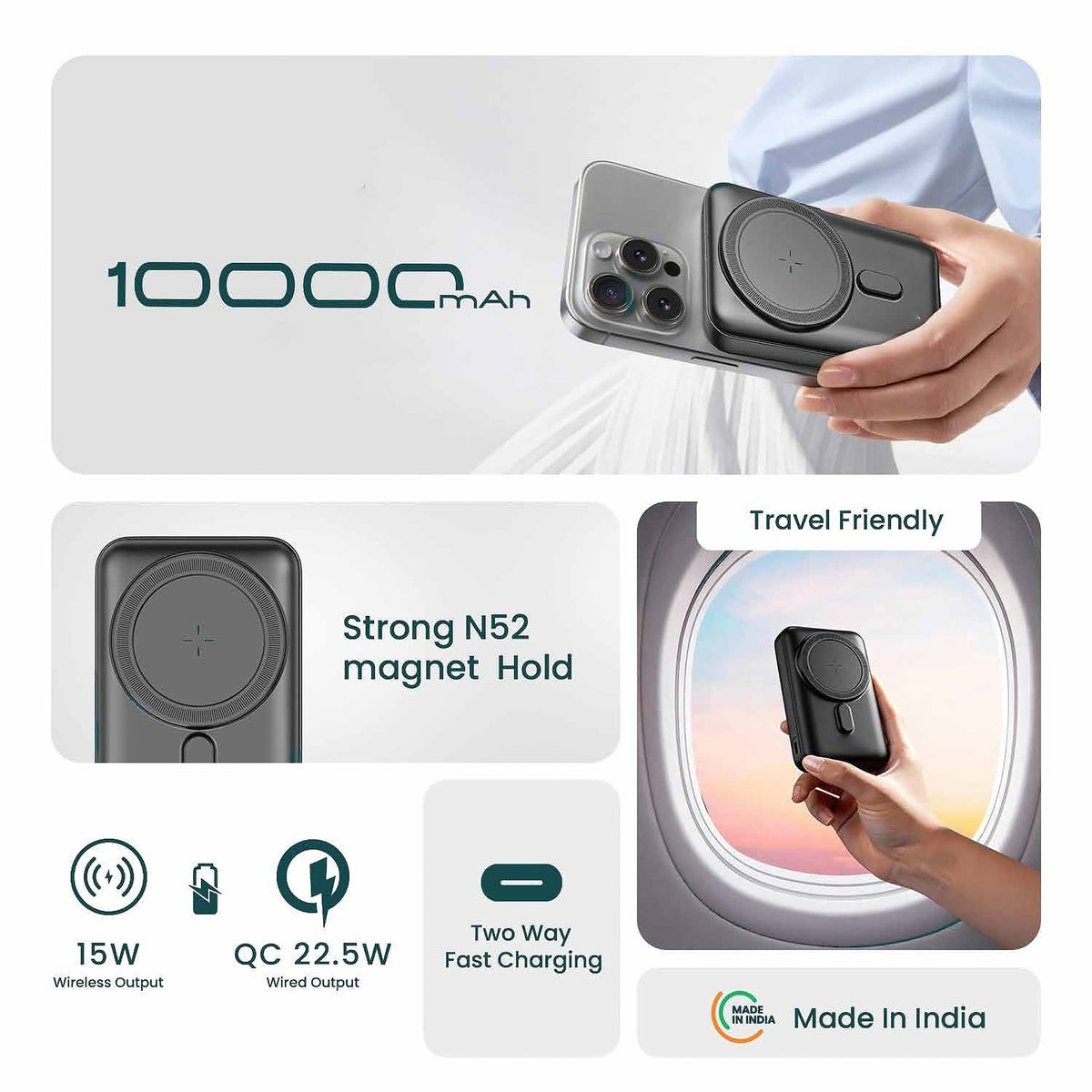 Wayona Magnevo 10000mAh MagSafe Power Bank