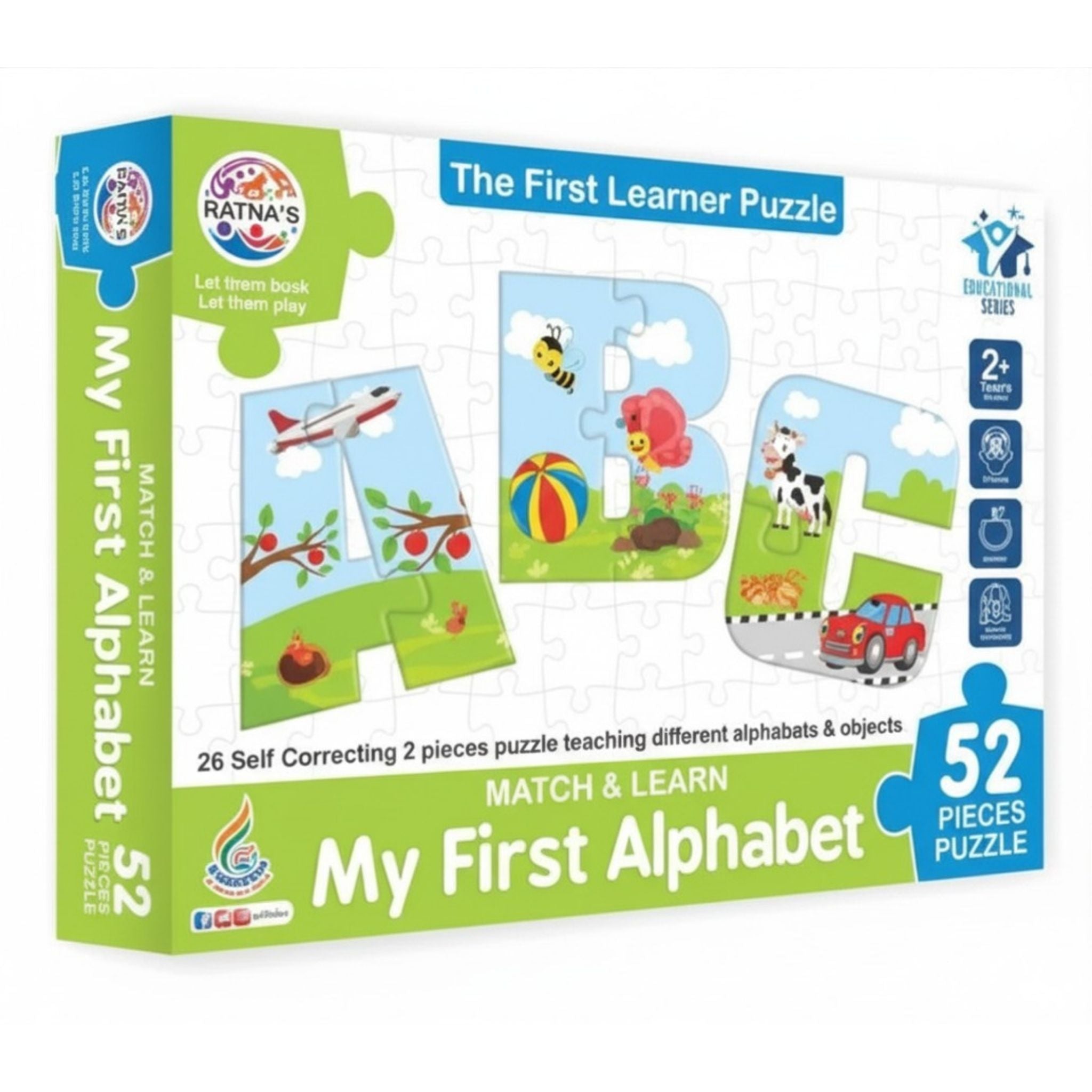 My First Alphabet Match & Learn Puzzle for Kids