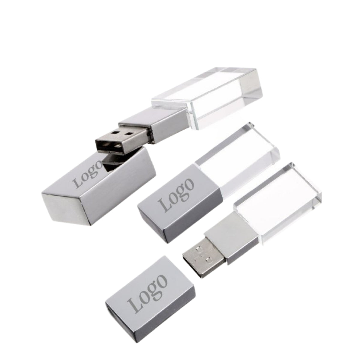 Crystal / Glass USB Pendrive | Customisable Corporate Gift
