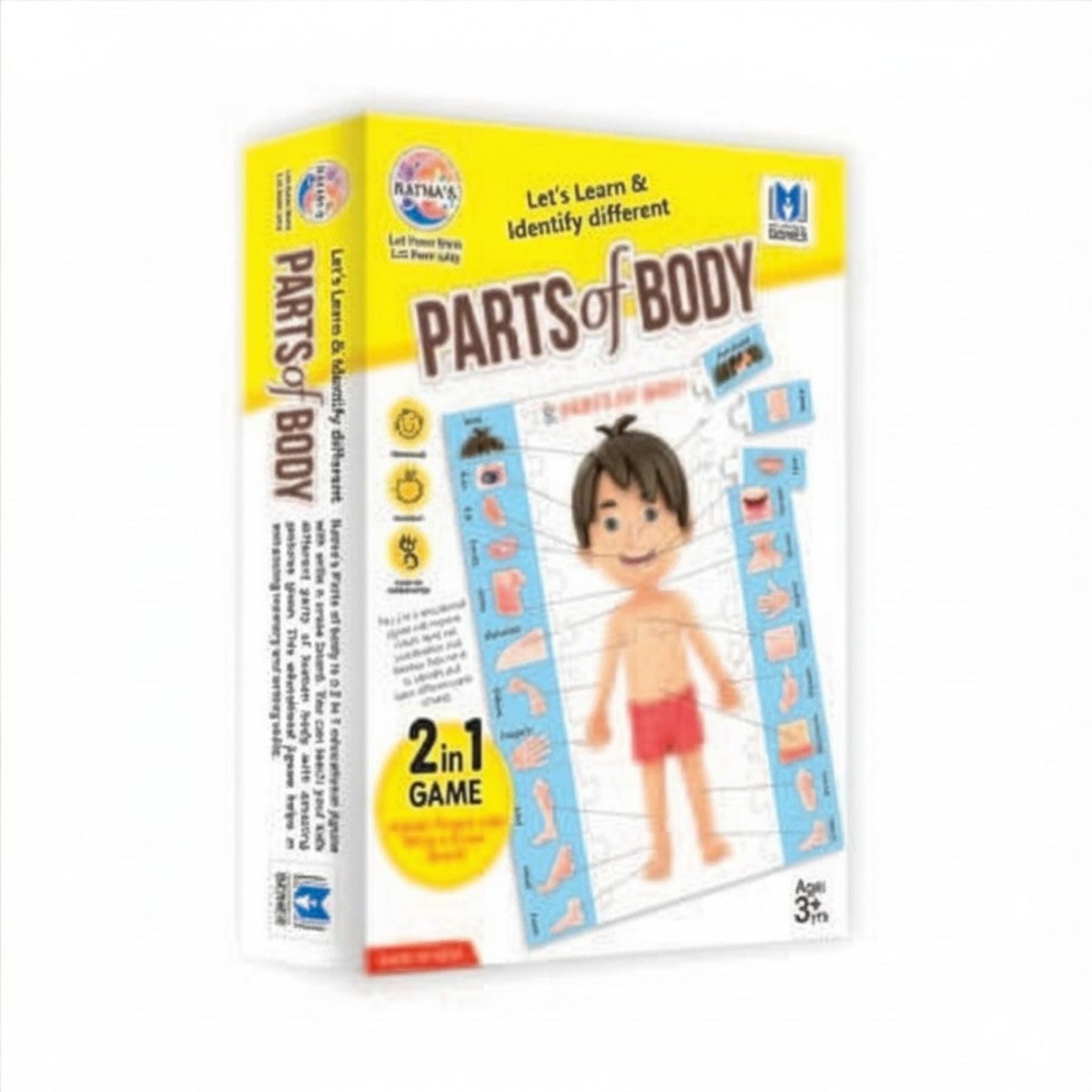 Parts of Body Educational Puzzle for Kids