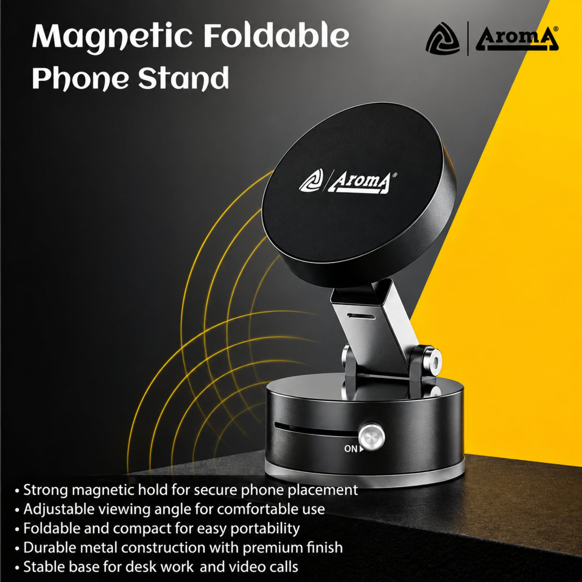 Aroma Magnetic Foldable phone stand