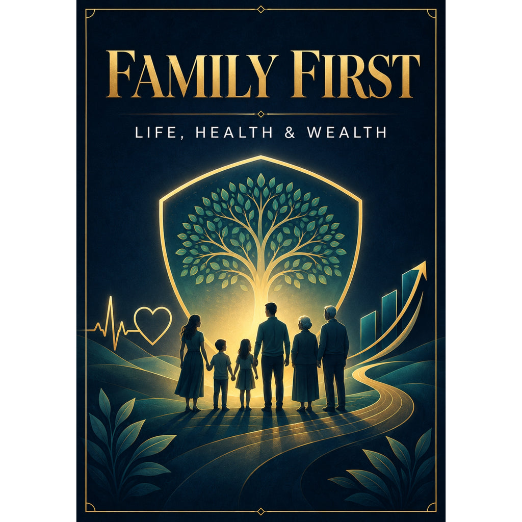 Family First - Customisable Life, Health & Wealth Record Book - Insurance Book