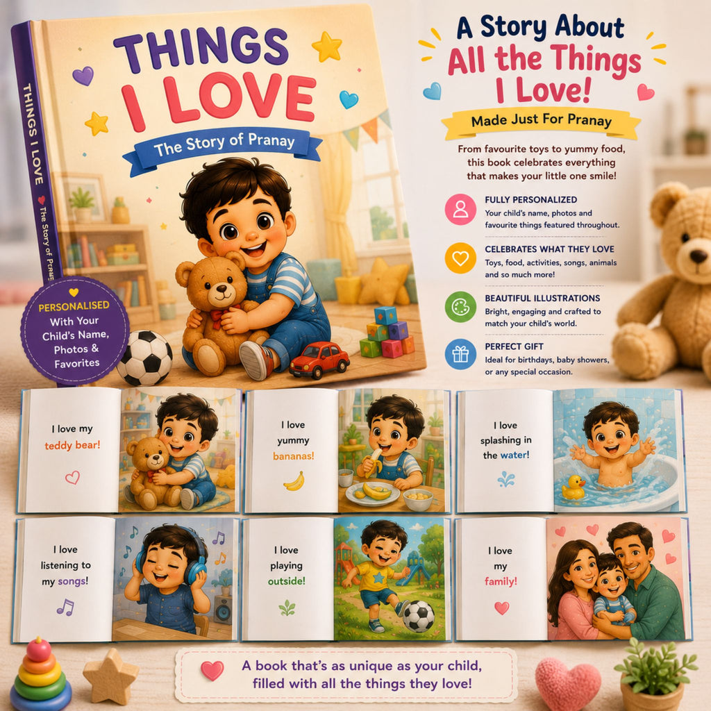 My First Storybook | Personalised Storybook For 1 Year Old