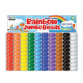 Rainbow Jumbo Beads 100 Pieces Learning Set
