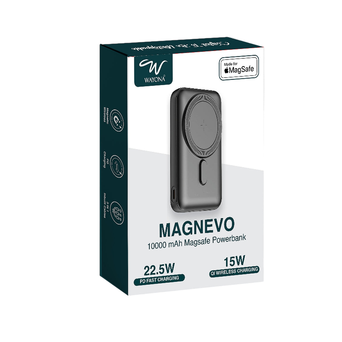 Wayona Magnevo 10000mAh MagSafe Power Bank