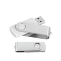Swivel (White / Silver) USB Pendrive | Customisable Corporate Gift