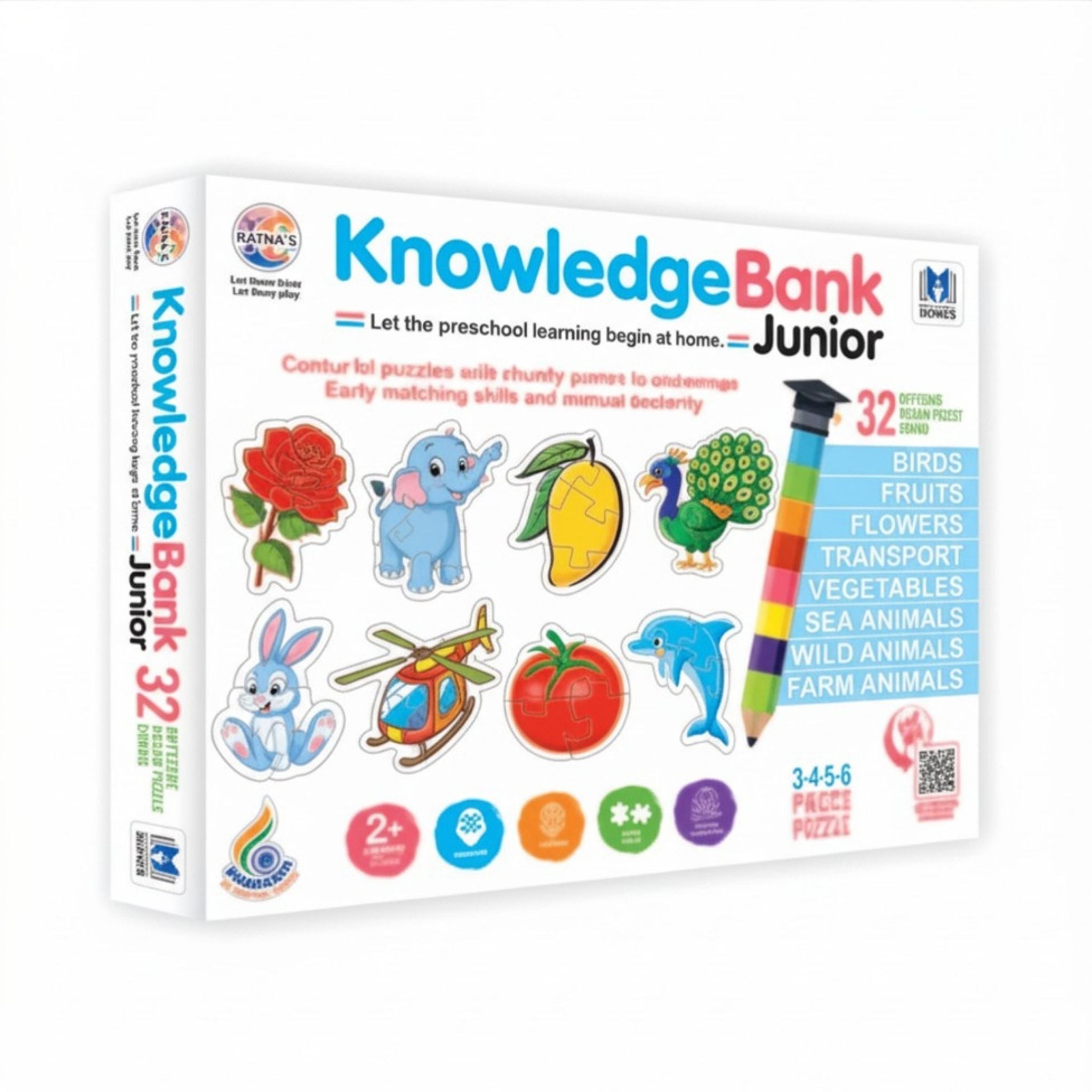 Knowledge Bank Junior Educational Puzzle for Kids