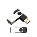 Swivel (Black / Silver) USB Pendrive | Customisable Corporate Gift