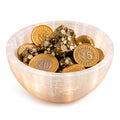 Money Magnet Selenite & Pyrite Bowl Set