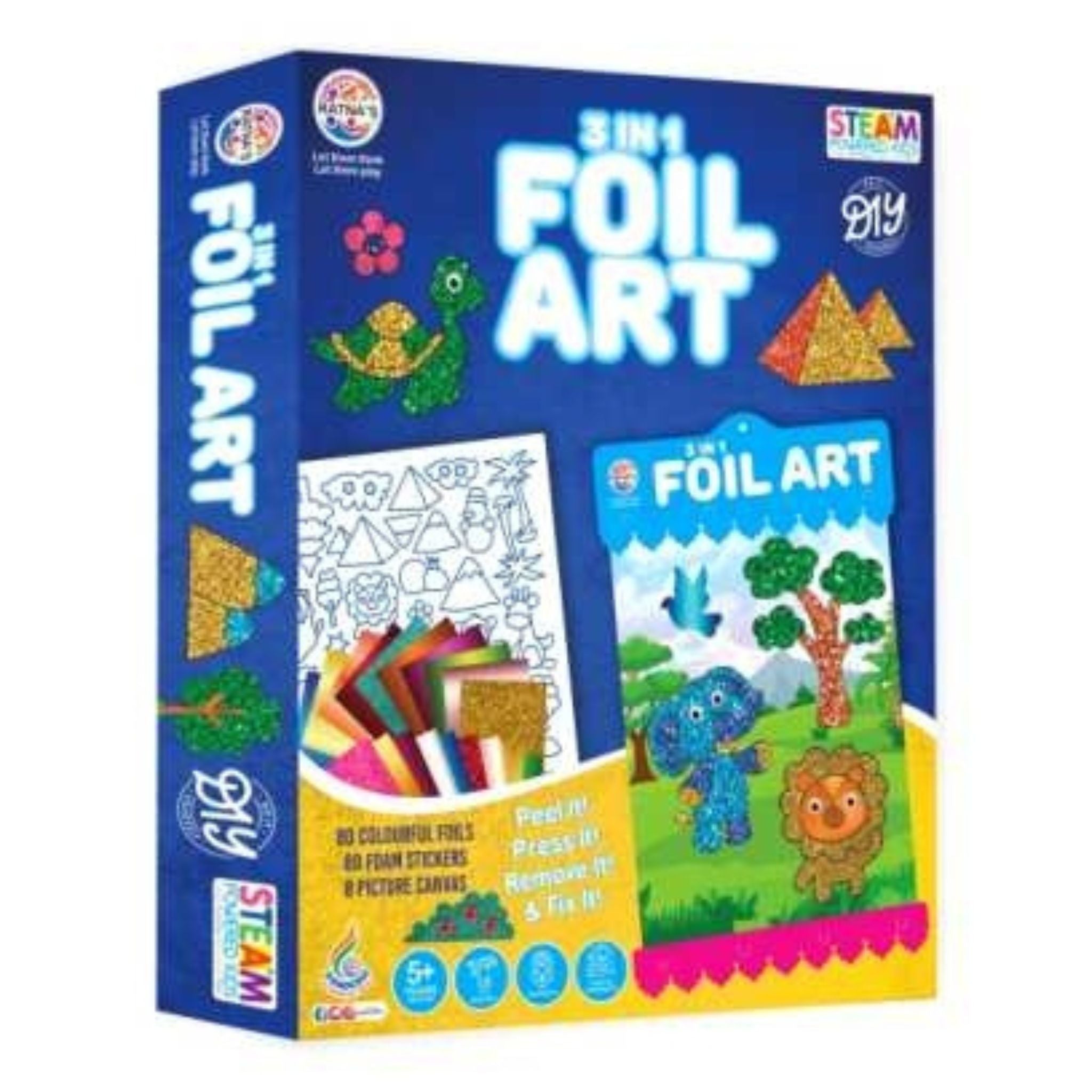 3 In 1 Foil Art for Kids