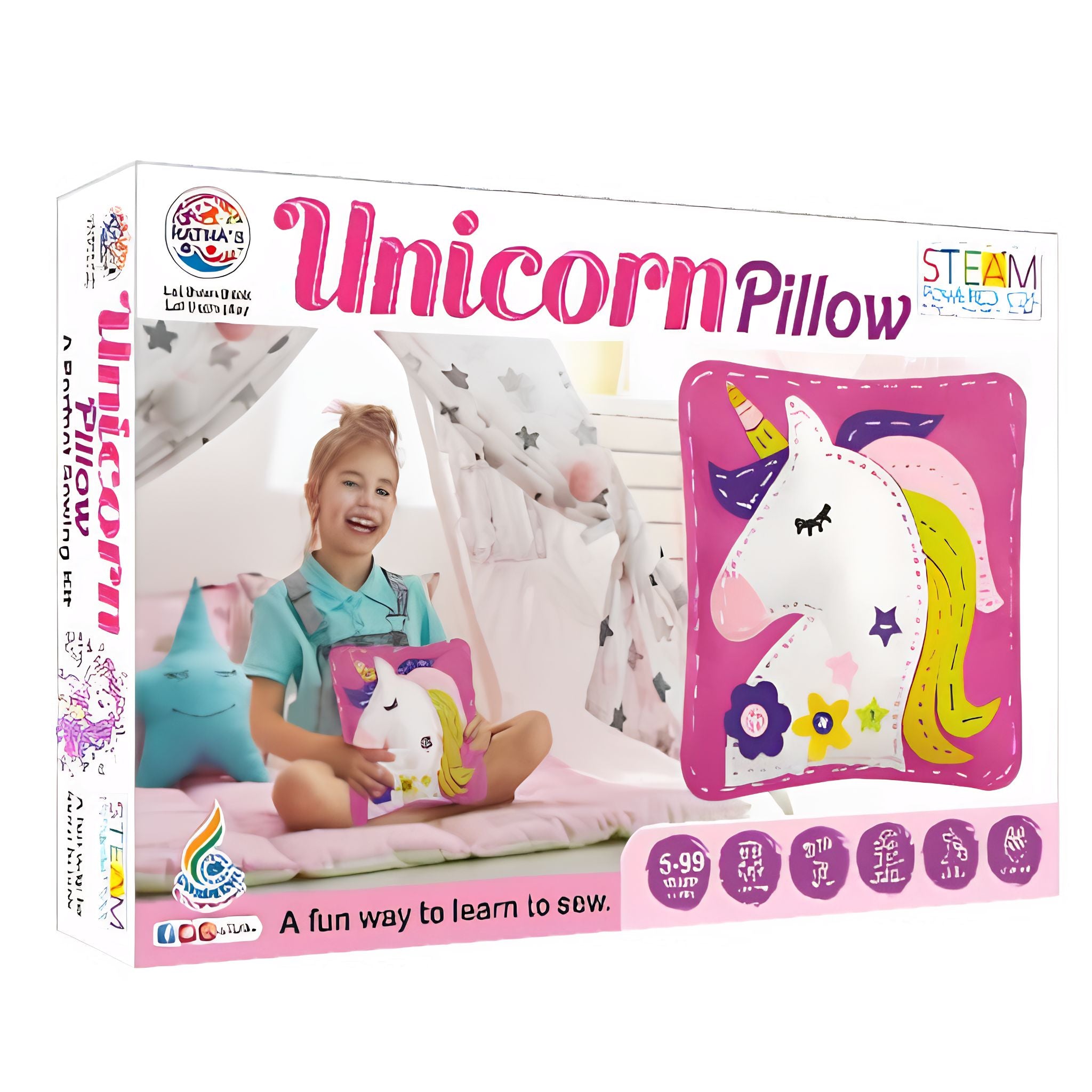 Unicorn Pillow for Kids