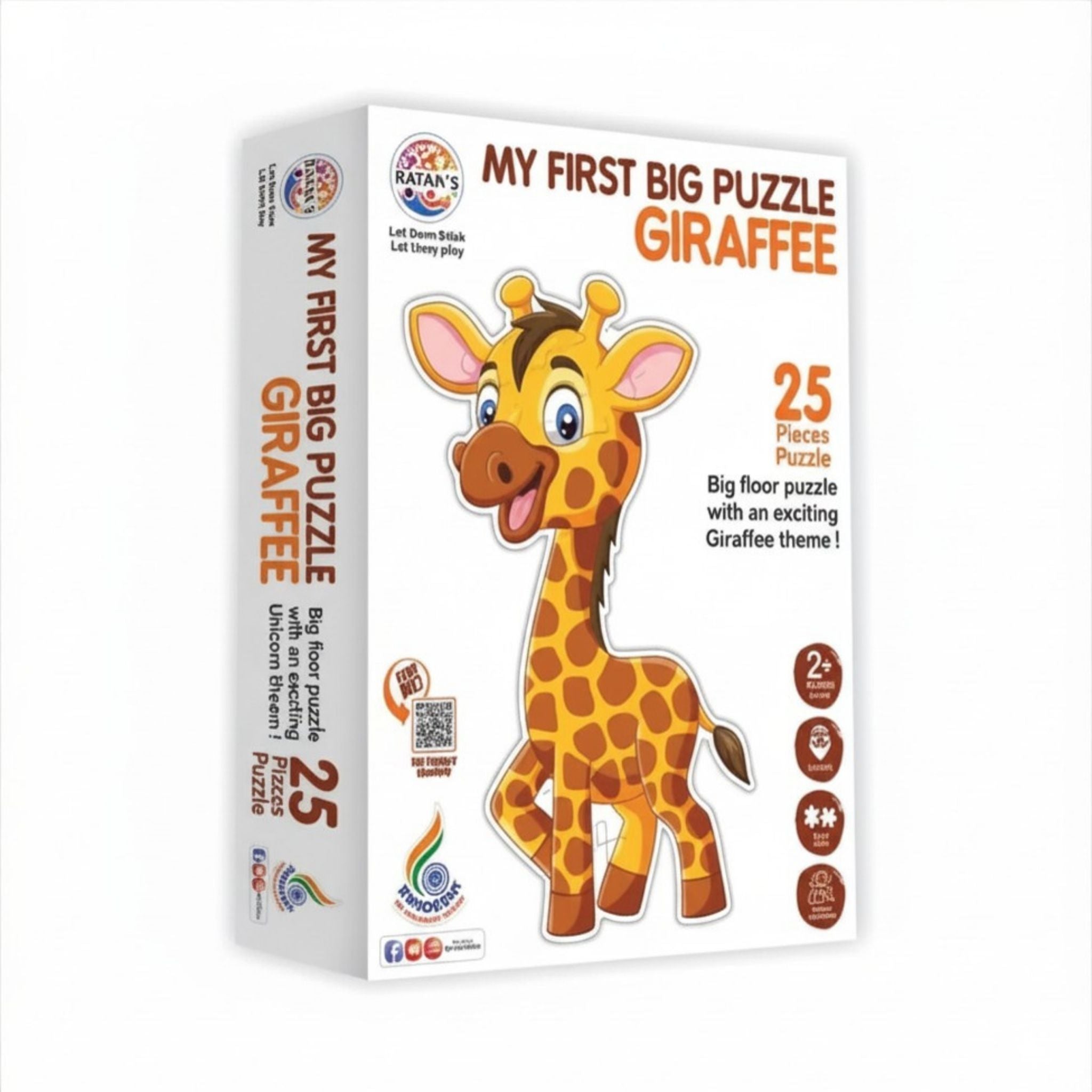 My First Big Puzzle Giraffe for Kids