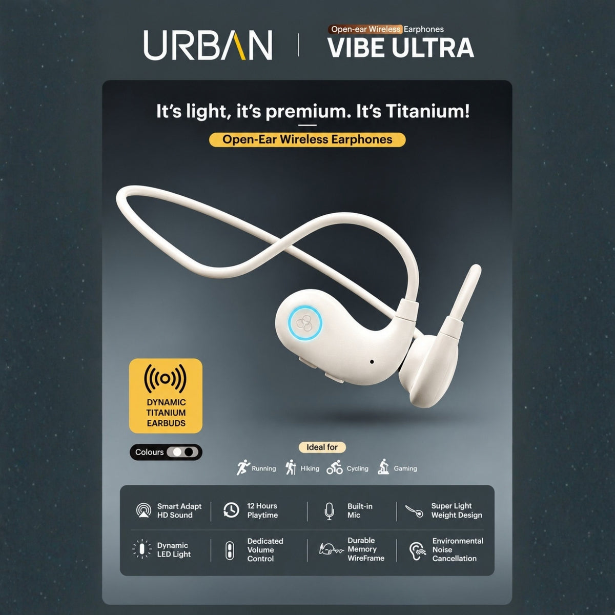Urban Vibe Ultra Wireless Earphones