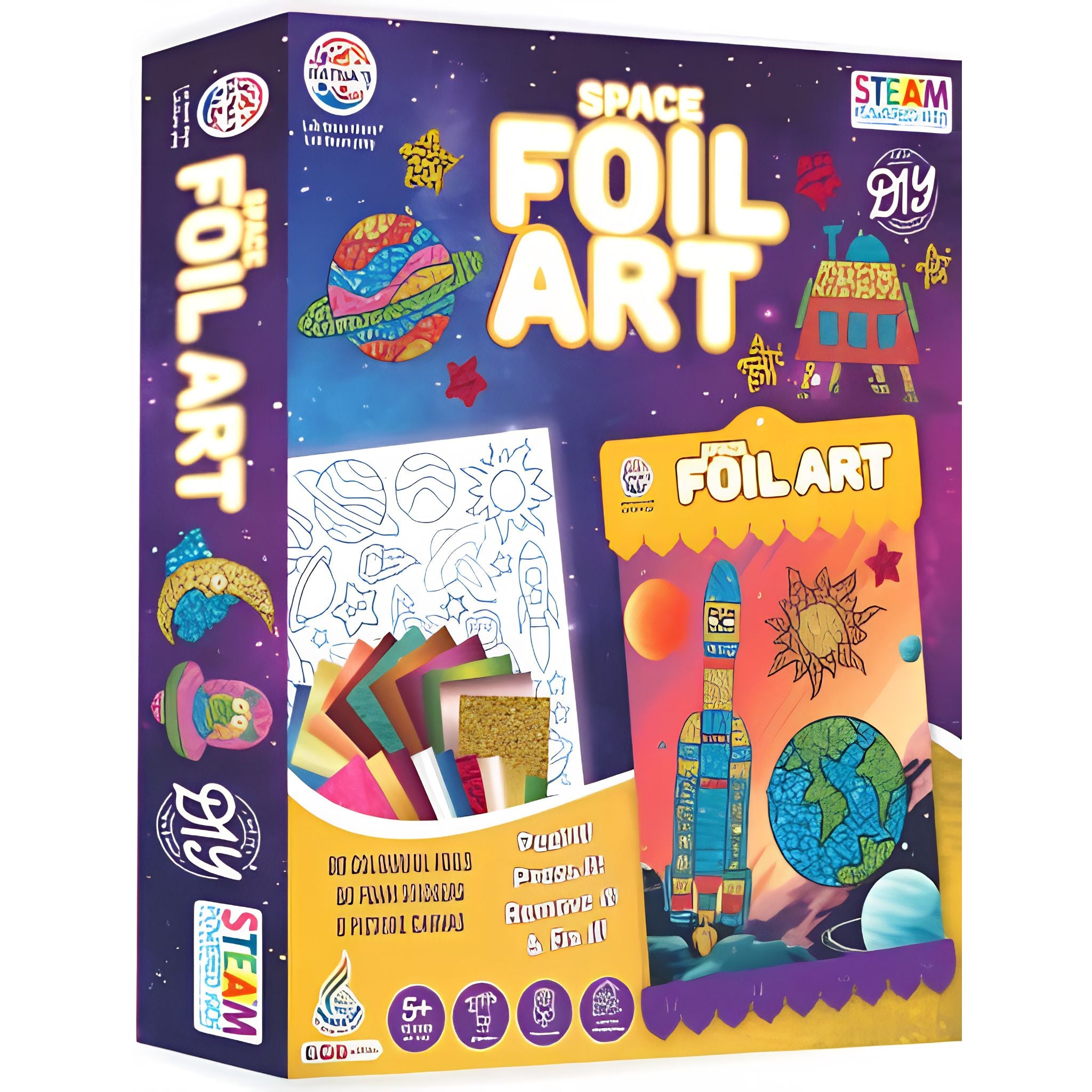 Space Foil Art for Kids