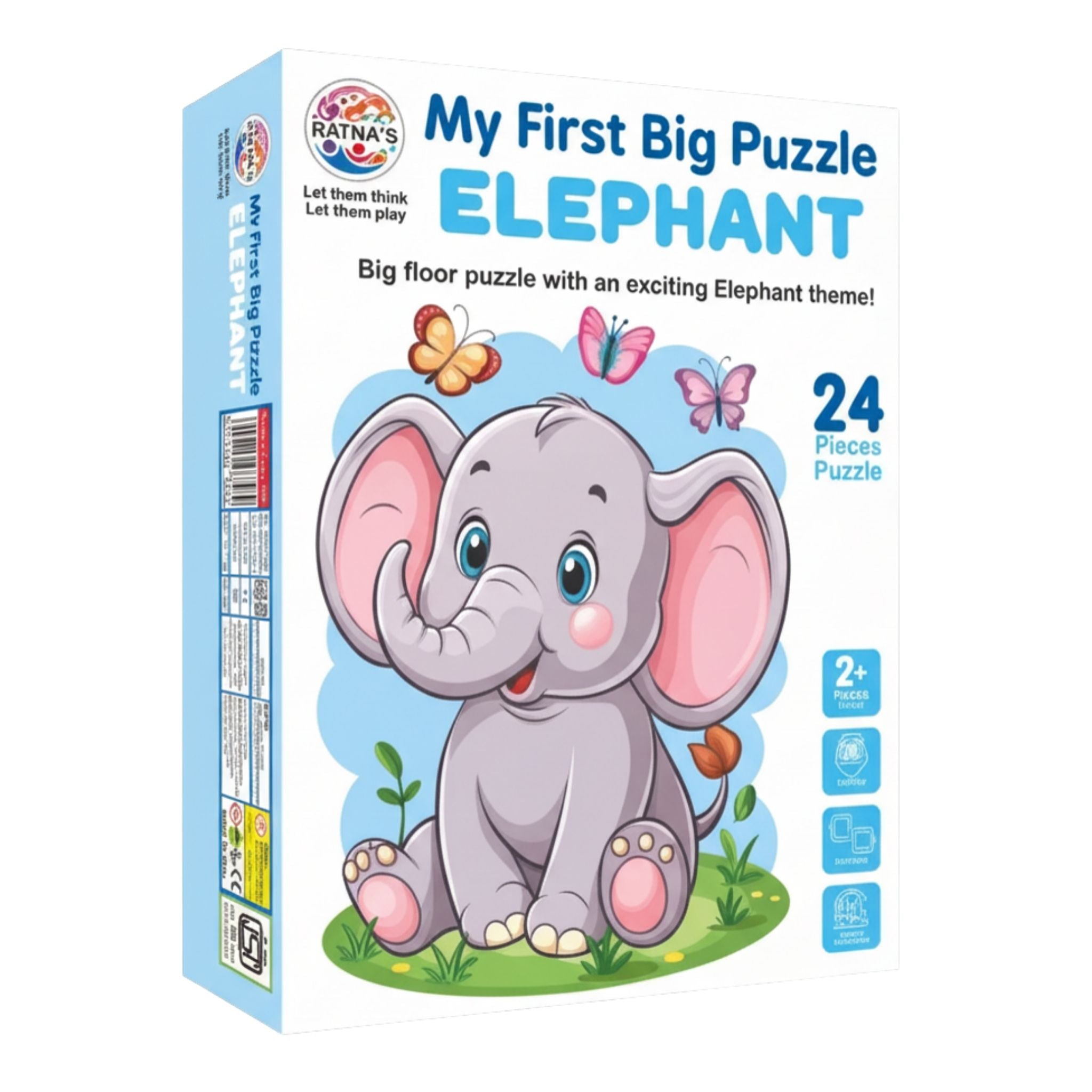 My First Big Puzzle Elephant for Kids