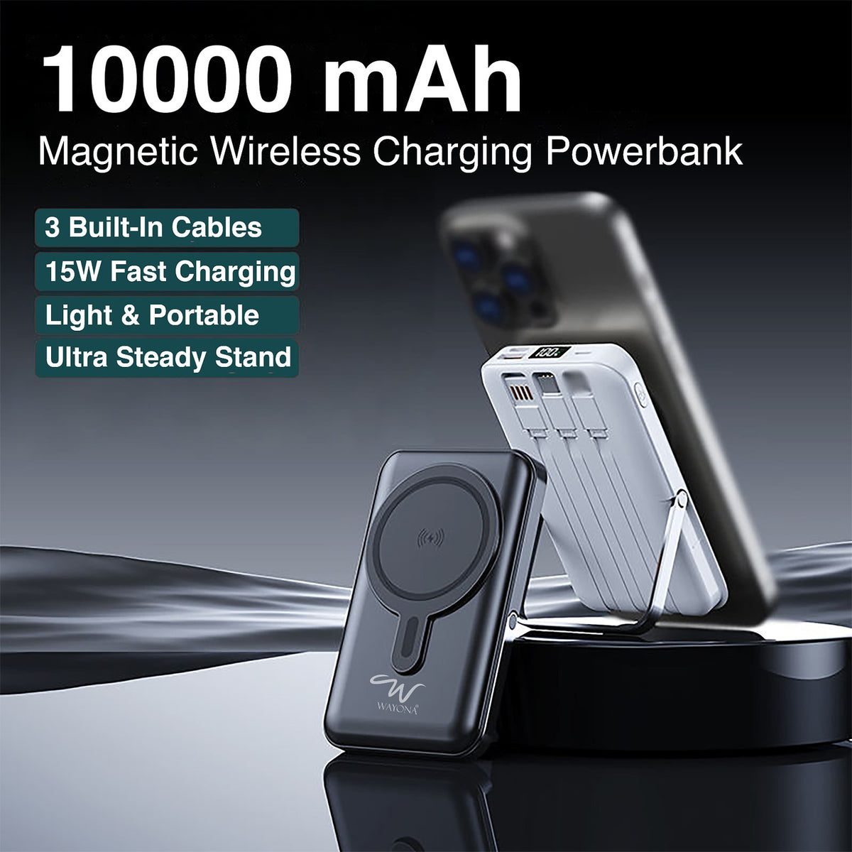 Wayona Magnevo Pro 10000mAh MagSafe Power Bank