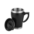 Steel Coffee Mug with Handle/Lid 350 ml - Customisable Corporate Drinkware