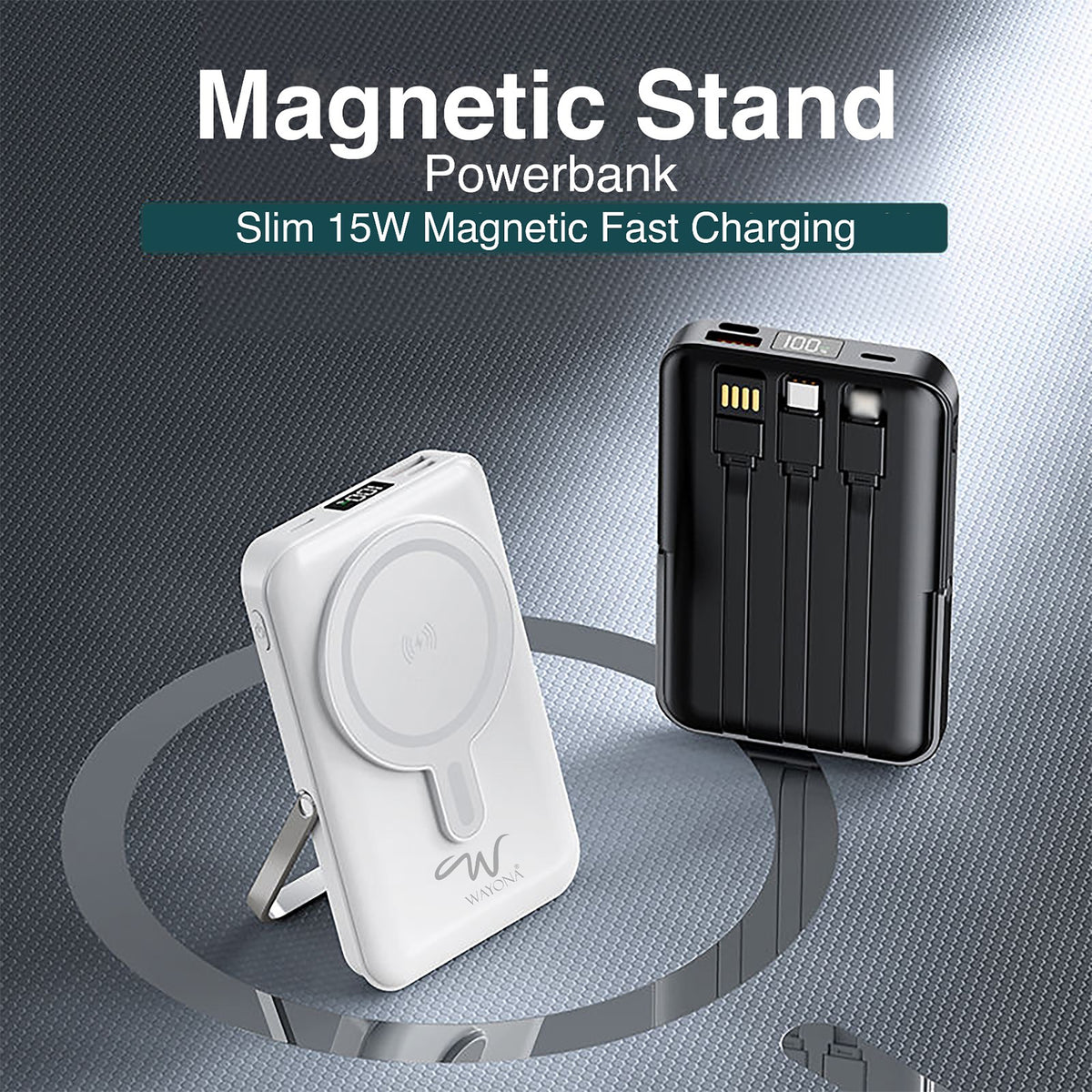Wayona Magnevo Pro 10000mAh MagSafe Power Bank