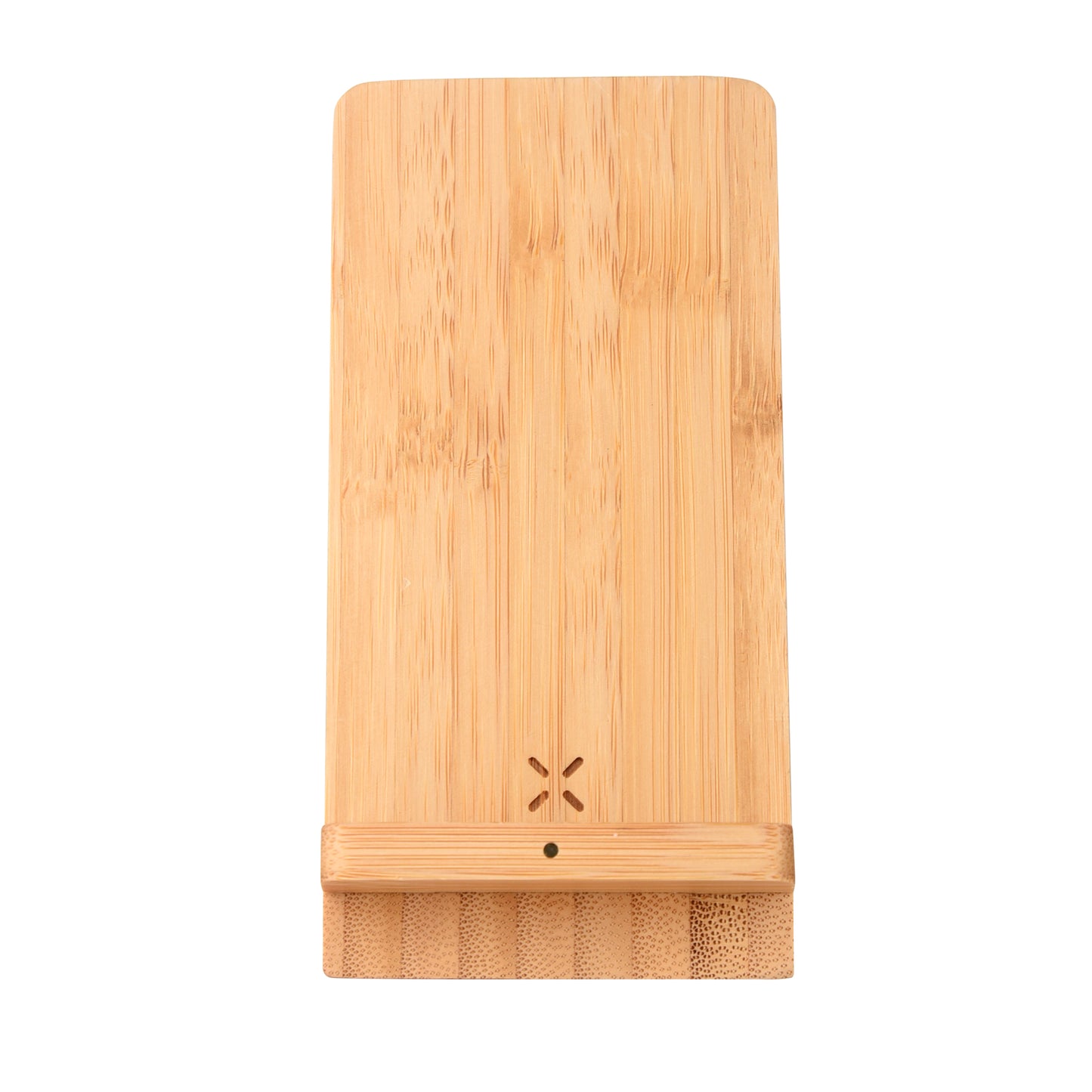 Maple 15W Bamboo Wireless Charger & USB Hub with Pen Stand