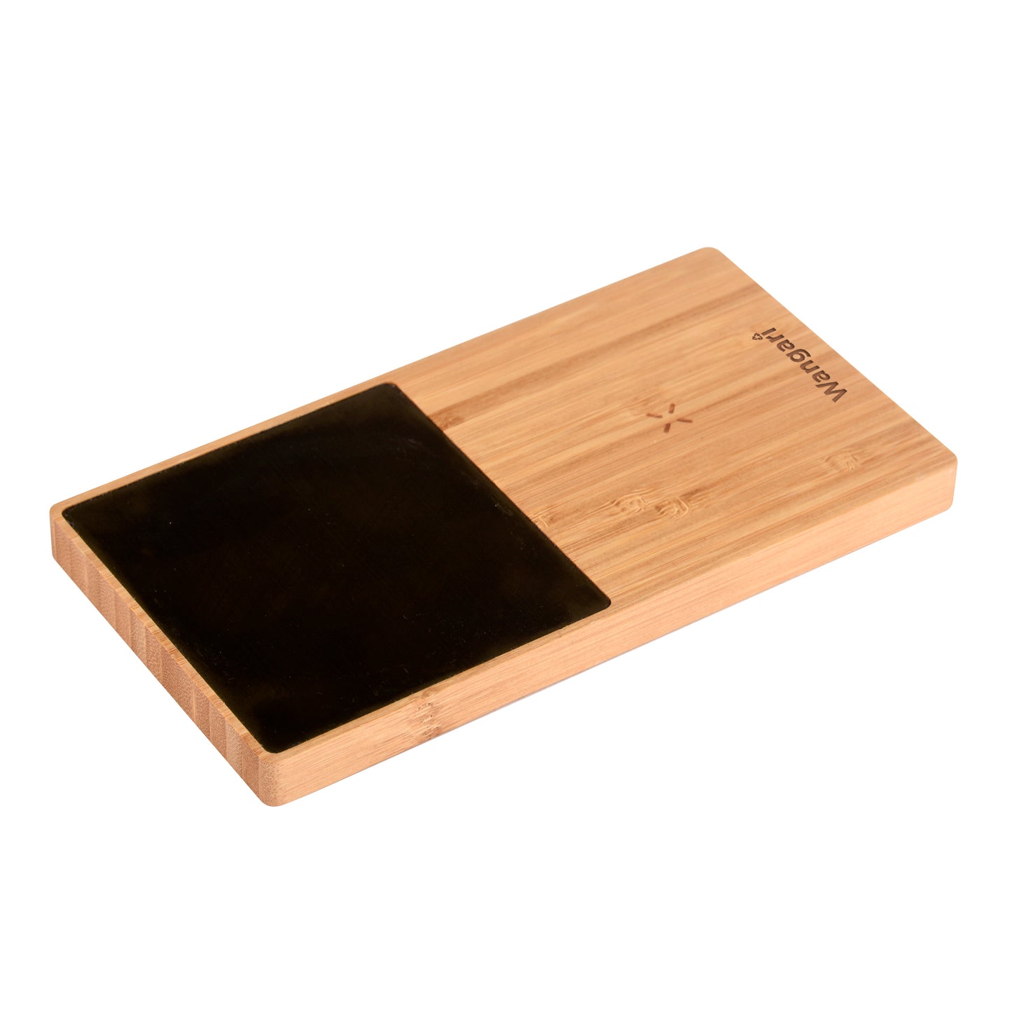 Willow Bamboo 15W Wireless Charger with Cup Warmer