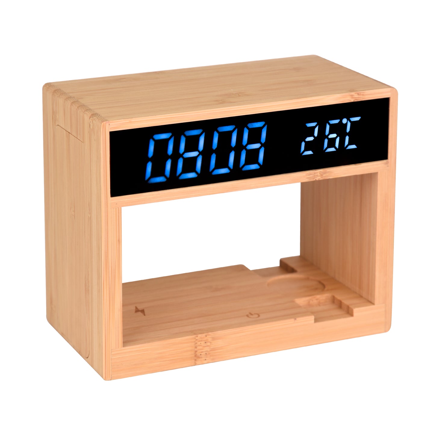 Cypress 6-in-1 Multifunction Wireless Charging Junction – Bamboo