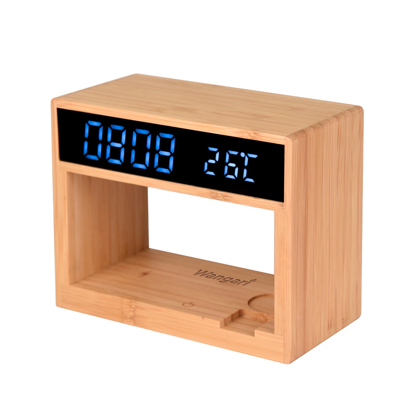 Cypress 6-in-1 Multifunction Wireless Charging Junction – Bamboo