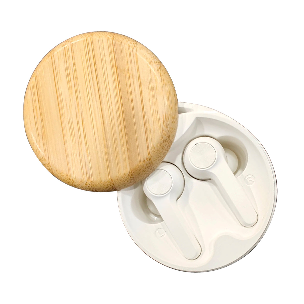 Cherry Bamboo Wireless Earbuds