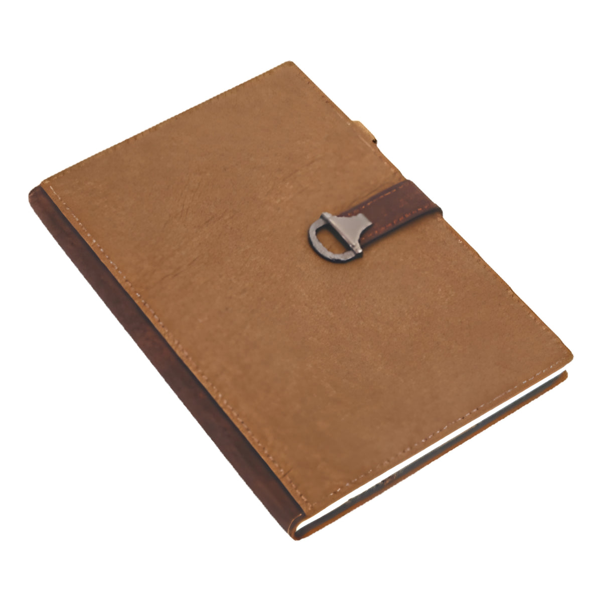 Heritage Buckle Brown A5 Notebook | Customisable Corporate Stationery