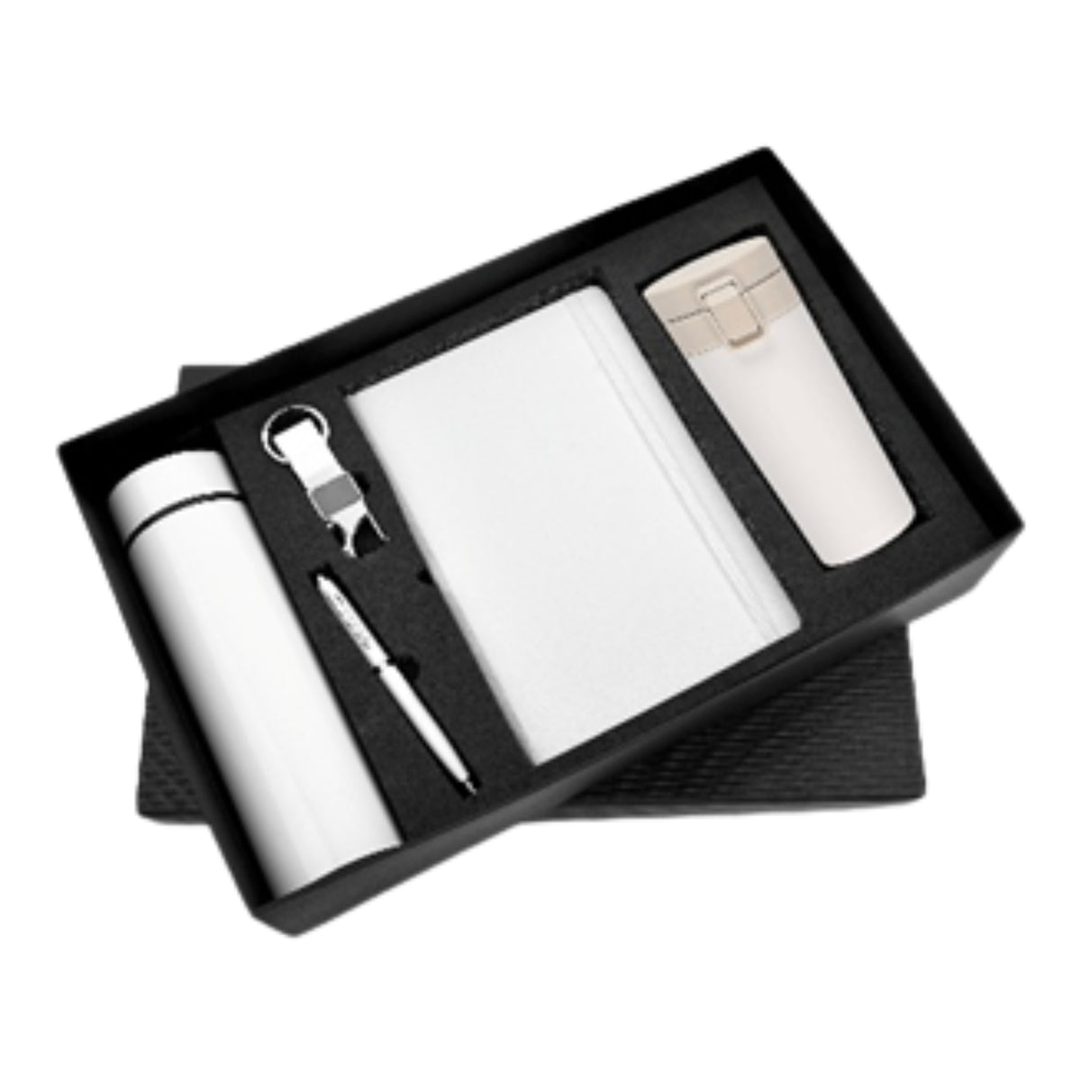 Bottle Mug 5 in 1 White Corporate Gift Set | Customisable Business Gifting