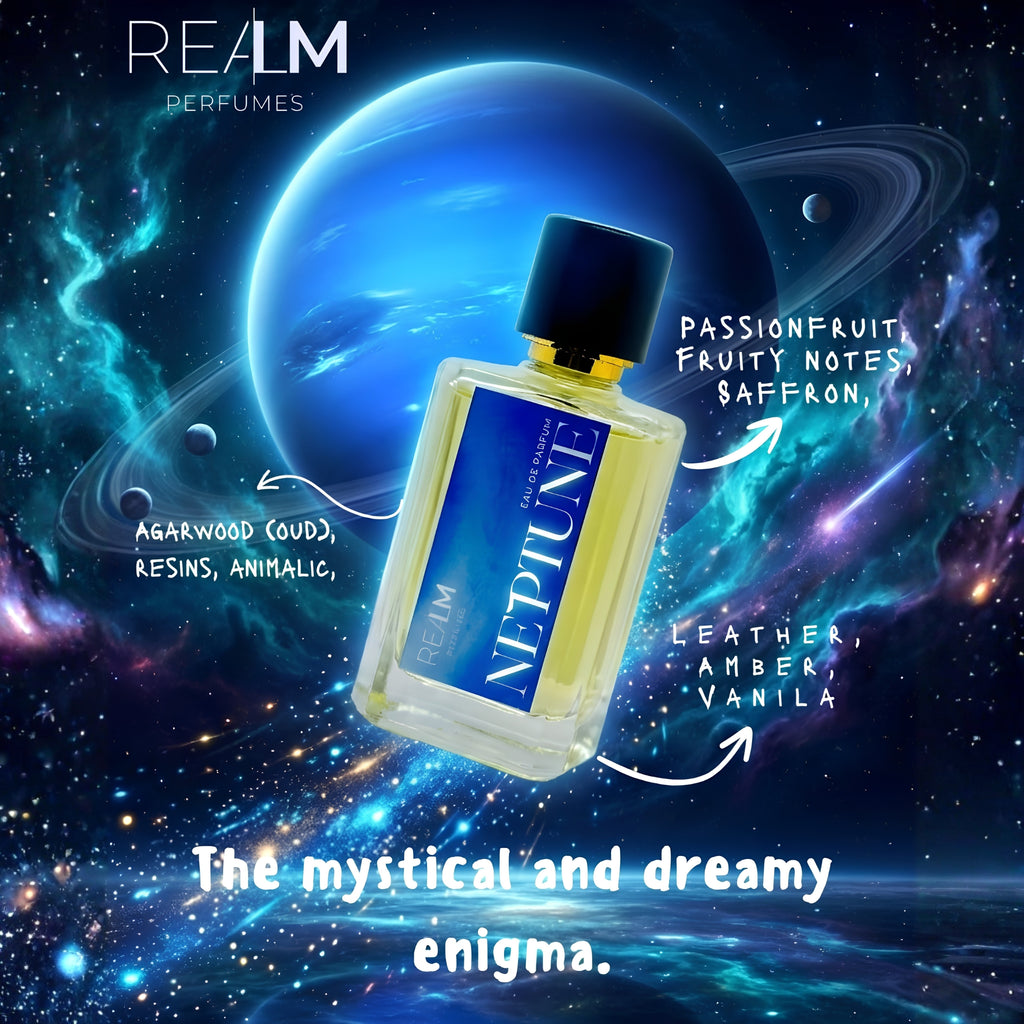 Neptune Mystical Oud, Leather & Amber Perfume for Men and Women - 20ml, 50ml & 100ml