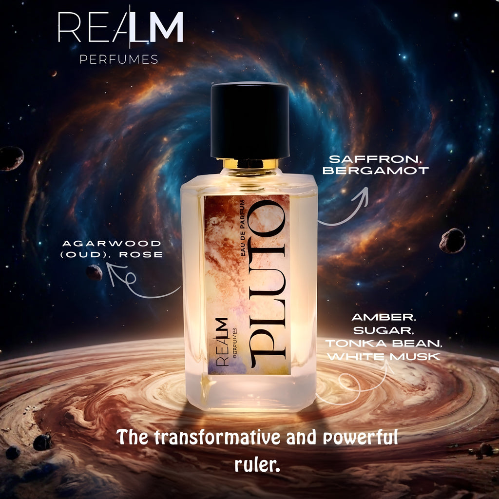 Pluto Deep Oud, Amber & Tonka Perfume for Men and Women - 20ml, 50ml & 100ml