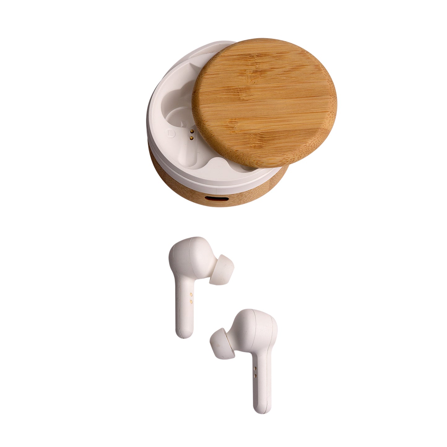 Cherry Bamboo Wireless Earbuds