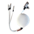 Multi Charging Cable with Custom Logo | 3-in-1 USB, Type-C & Lightning Cable