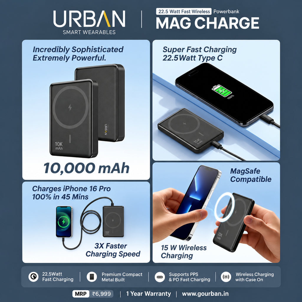 Urban Mag Charger 10000mAh Fast Charging Power Bank