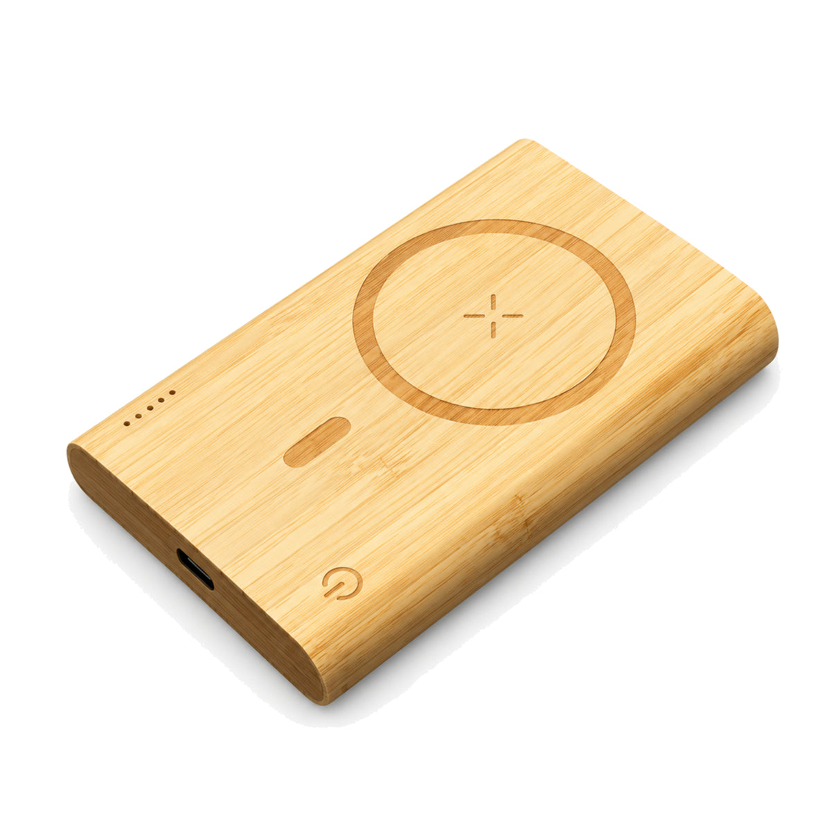 Wangari Juniper 2.0 MagSafe Wireless Bamboo Fast Charging Power Bank