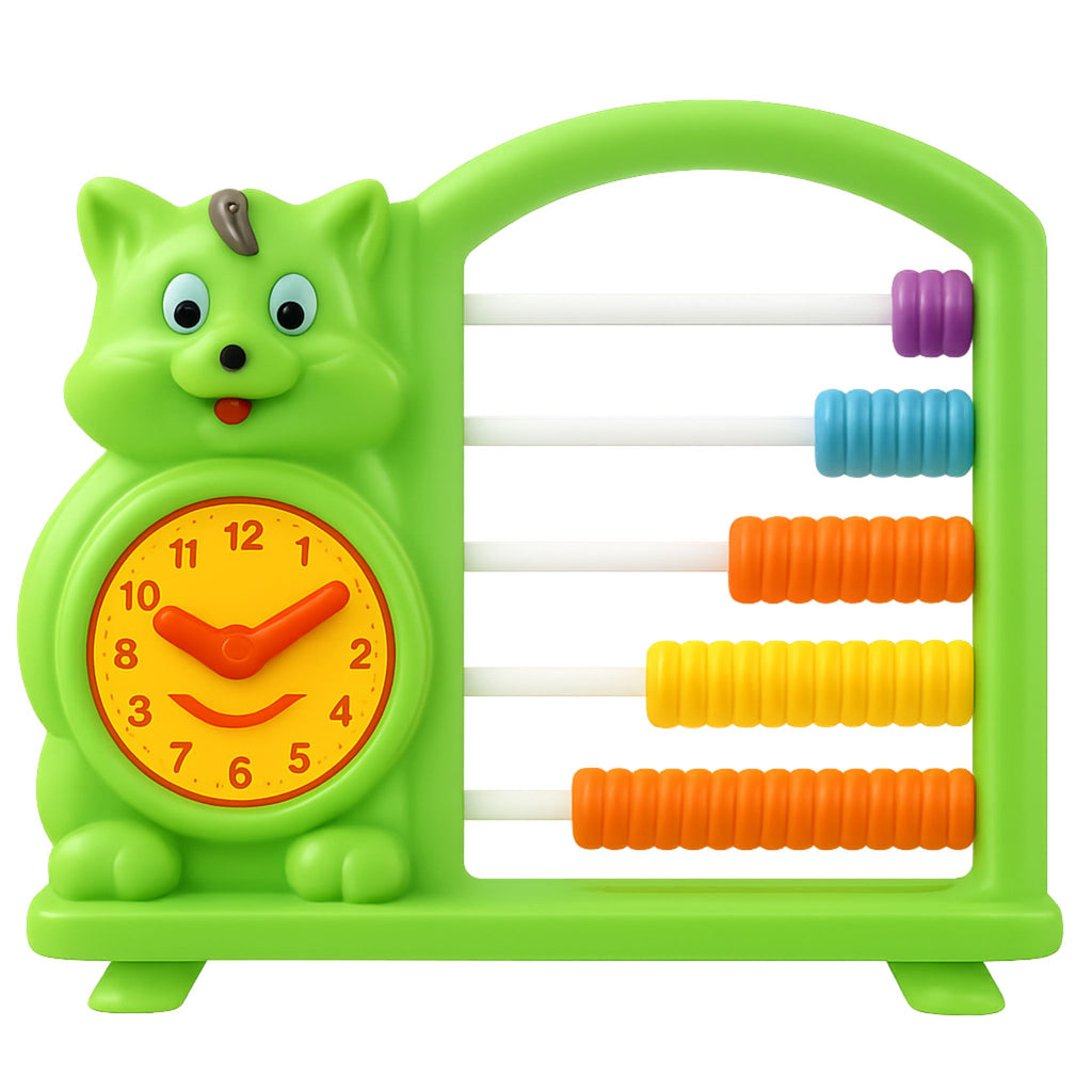 Kitten Clock & Count Educational Toy for Kids
