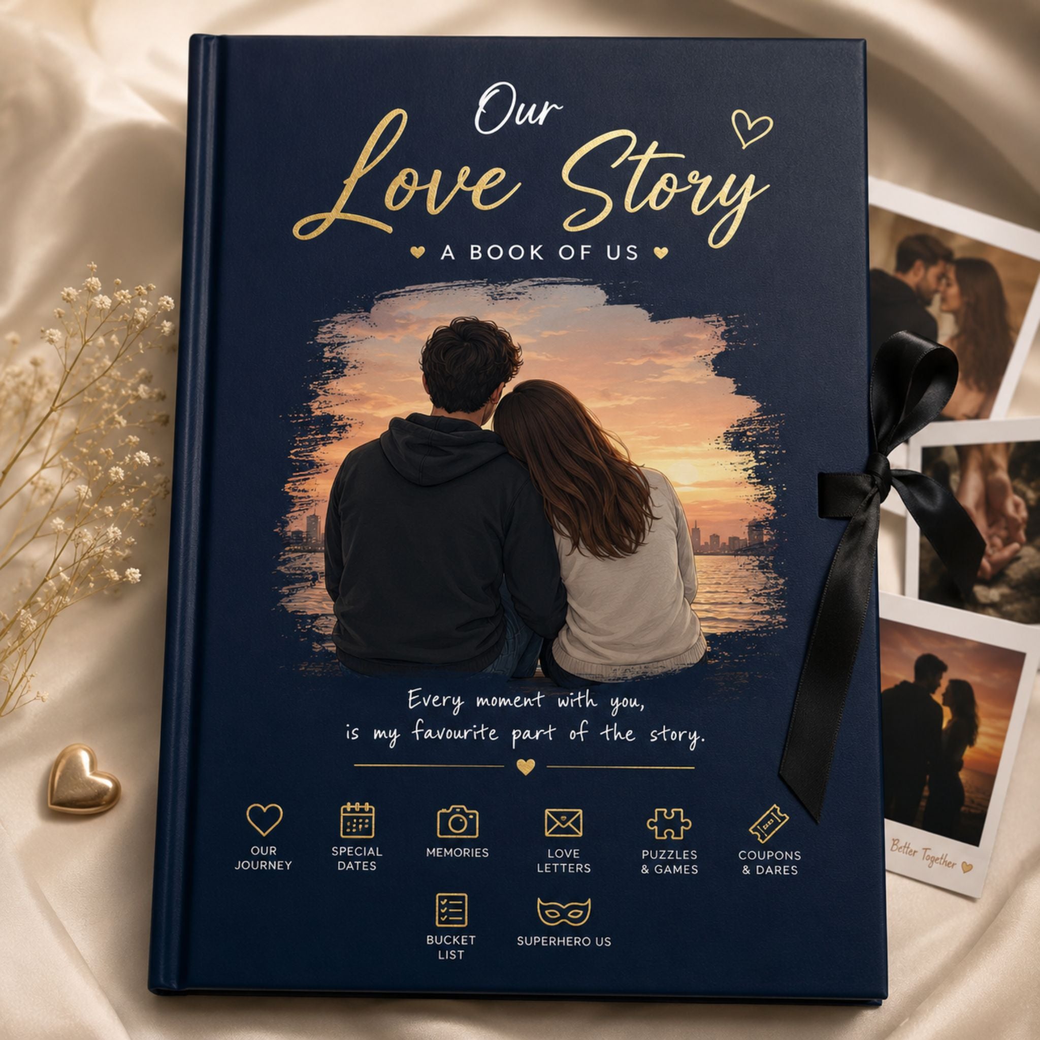 Our Love Story Book | Personalised Anniversary Gift